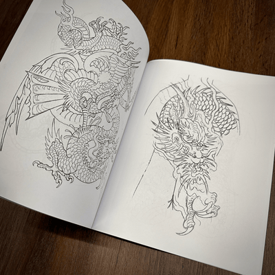 Erik Reith Books Dragon Sketchbook by Erik Rieth (Scratch & Dent)