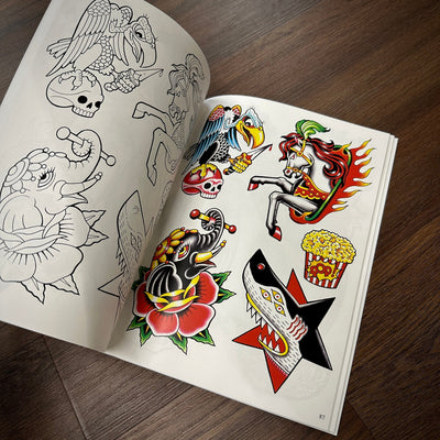 J.D. Crowe book Books Official Tattoo Brand- Assorted Designs Vol.3