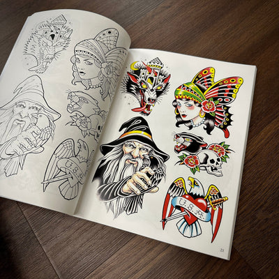 J.D. Crowe book Books Official Tattoo Brand- Assorted Designs Vol.4