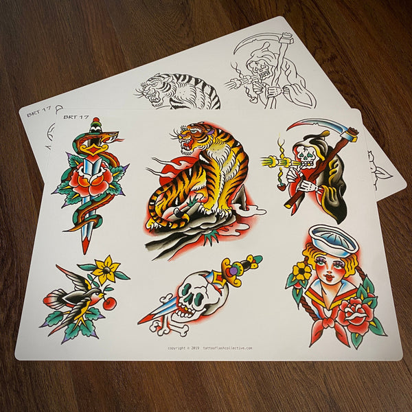 tattoo flash - tattooflashcollective